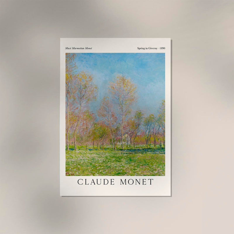 Spring in Giverny by Claude Monet – Fine Art Print UV-beständig Atelierdruck — Ansicht 2
