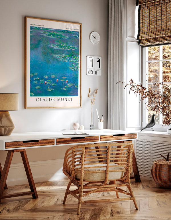 Waterlillies by Claude Monet Exhibition Poster – Fine Art Print UV-beständig