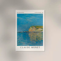 Monet Ebb Pourville – Fine Art Poster Impressionism Marine Art — Ansicht 2