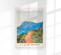 The Corniche near Monaco by Claude Monet Exhibition Poster – Fine Art Print UV-resistant — Ansicht 1