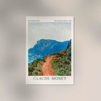 The Corniche near Monaco by Claude Monet Exhibition Poster – Fine Art Print UV-resistant — Ansicht 2