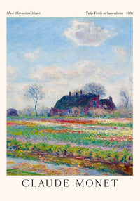 Tulip Fields at Sassenheim by Claude Monet Exhibition Poster – Fine Art Print UV-beständig — Ansicht 3