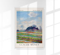 Tulip Fields at Sassenheim by Claude Monet Exhibition Poster – Fine Art Print UV-beständig — Ansicht 1