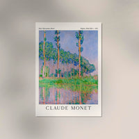 Poplars Pink Effect – Fine Art Print Claude Monet Impressionismus — Ansicht 2