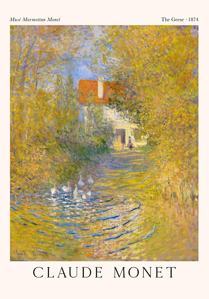 Monet Art Print "The Geese" – UV-Resistant, Handmade Berlin — Ansicht 3