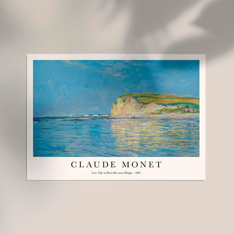 Monet Ebbe Pourville - Fine Art Poster Impressionism | Patroa Studio — Ansicht 2