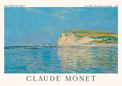 Monet Ebbe Pourville – Fine Art Poster Impressionismus | Patroa Studio