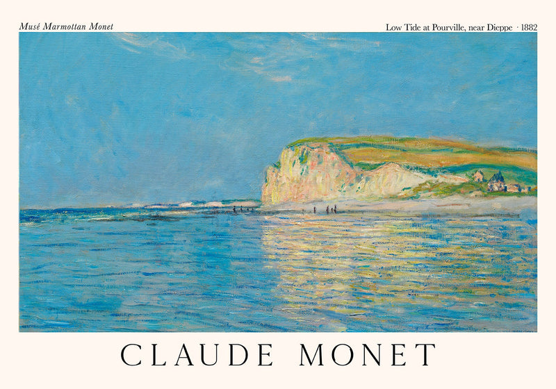 Monet Ebbe Pourville – Fine Art Poster Impressionismus | Patroa Studio — Ansicht 4
