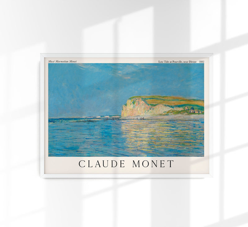 Monet Ebbe Pourville – Fine Art Poster Impressionismus | Patroa Studio — Patroa Studio