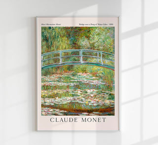 Bridge Over a Pond of Waterlilies Exhibition Poster by Claude Monet – Fine-Art Giclée or Canvas