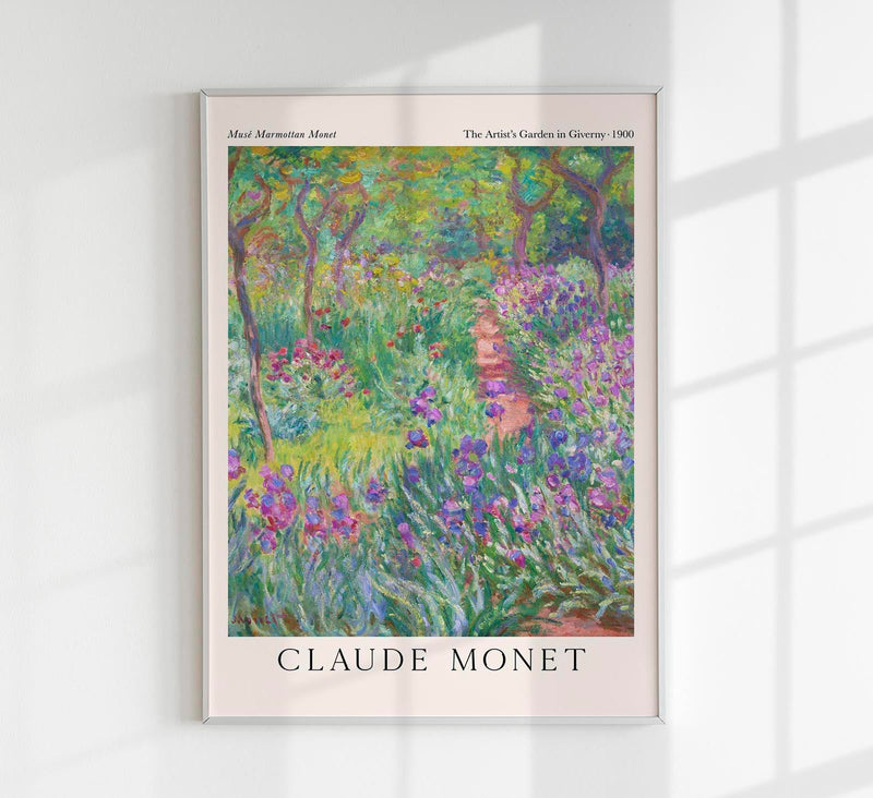 The Artist's Garden by Claude Monet Exhibition Poster – Fine Art Print UV-resistent — Patroa Studio