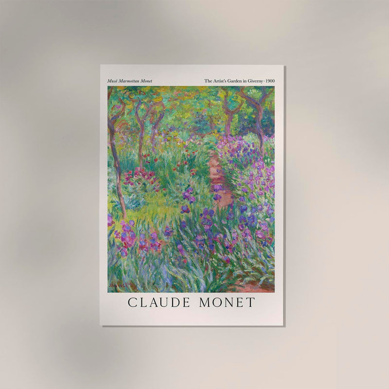 The Artist's Garden by Claude Monet Exhibition Poster – Fine Art Print UV-resistent — Ansicht 3