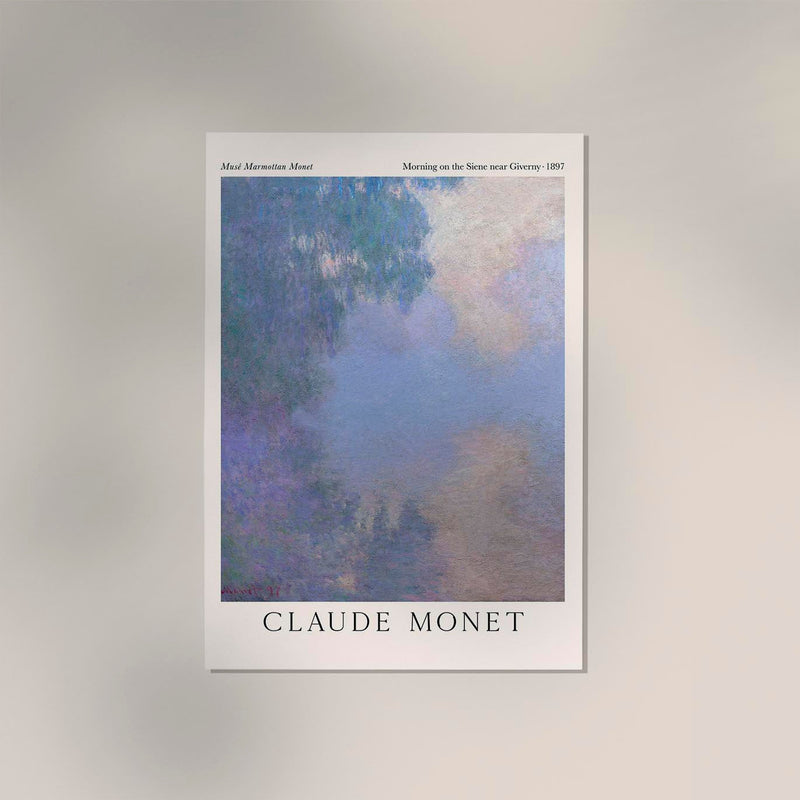 Monet Morning on the Seine – Fine Art Poster Impressionism — Ansicht 3
