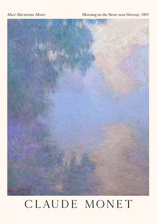 Monet Morgen an der Seine – Fine Art Poster | Impressionismus