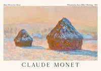 Wheatstacks, Snow Effect, Morning – Claude Monet Fine Art Print | UV-beständig — Ansicht 3