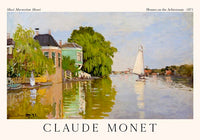 Houses on the Achterzaan – Monet Exhibition Poster | Fine Art Print | UV-resistant — Ansicht 3