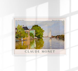 Houses on the Achterzaan – Monet Exhibition Poster | Fine Art Print | UV-beständig