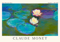 Nympheas by Claude Monet Exhibition Poster – Impressionistische Wasserlinsen-Serie Fine Art Print — Ansicht 4