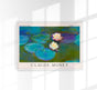 Nympheas by Claude Monet Exhibition Poster – Impressionistische Wasserlinsen-Serie Fine Art Print