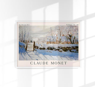 The Magpies – Claude Monet Exhibition Poster | Fine Art Print | Premium Qualität
