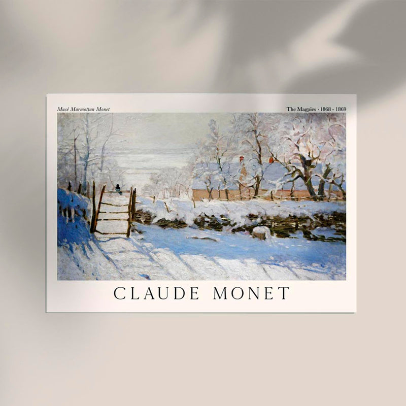 The Magpies – Claude Monet Exhibition Poster | Fine Art Print | Premium Quality — Ansicht 2