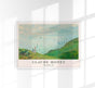 Cliffs at Pourville – Fine Art Print | Impressionismus | Ausstellungsposter
