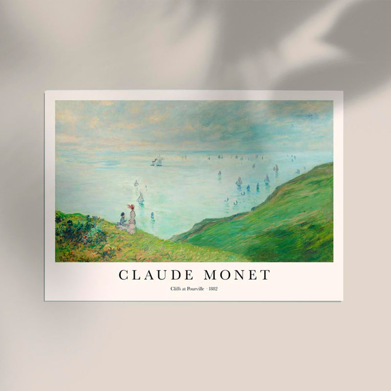 Cliffs at Pourville – Fine Art Print | Impressionismus | Ausstellungsposter — Ansicht 2