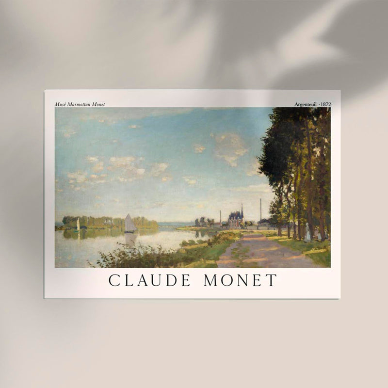 Argenteuil by Claude Monet Exhibition Poster – Fine Art Print UV-resistant — Ansicht 2