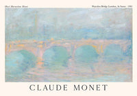 Waterloo Bridge, London at Sunset – Claude Monet Fine Art Print Impressionism — Ansicht 3