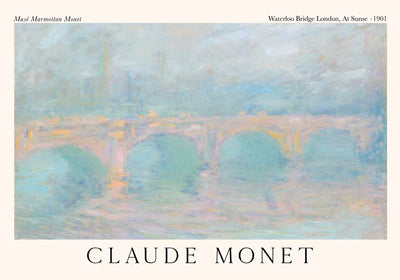 Waterloo Bridge, London at Sunset – Claude Monet Fine Art Print Impressionismus
