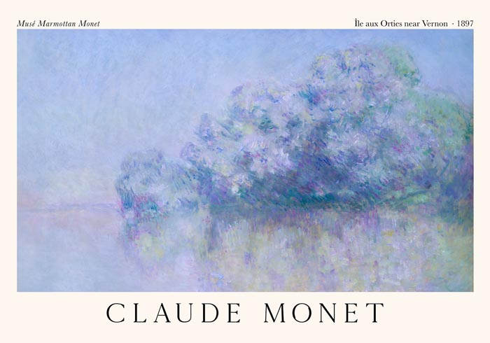 Île aux Orties near Vernon – Monet Kunstdruck | UV-beständig | Atelierdruck Berlin — Ansicht 3