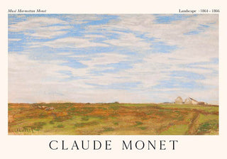 Landscape by Claude Monet – Impressionismus | Kunstdruck | Lichtmalerei