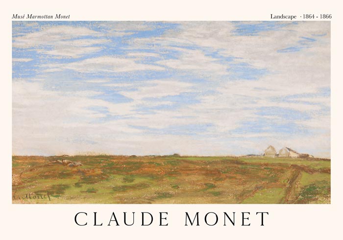 Landscape by Claude Monet – Impressionism Art Print | Patroa Studio — Ansicht 3