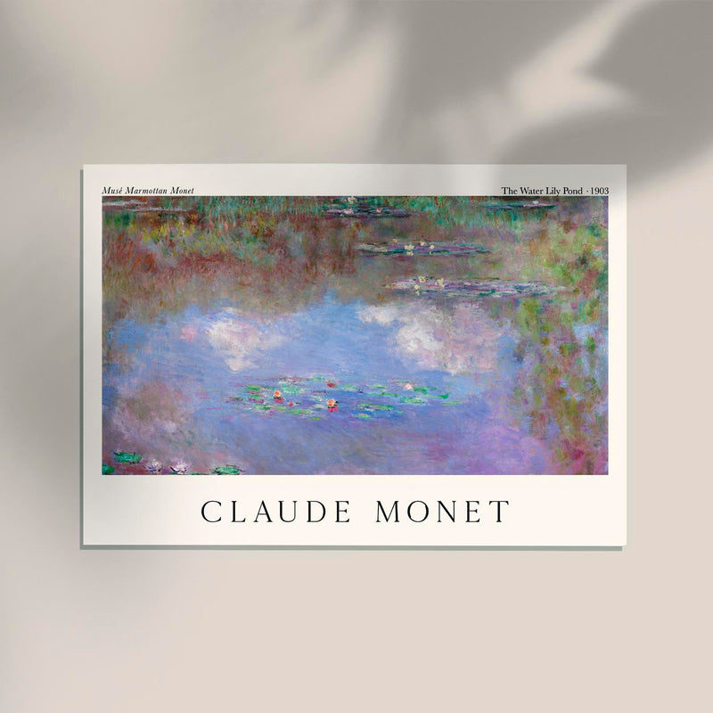 The Water Lily Pond by Claude Monet Exhibition Poster – Fine Art Print — Ansicht 2