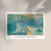 Sunrise by Claude Monet Exhibition Poster – Fine Art Print UV-resistent Made in Berlin — Ansicht 2