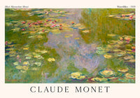Waterlillies by Claude Monet Exhibition Poster – Fine Art Print UV-beständig — Ansicht 3