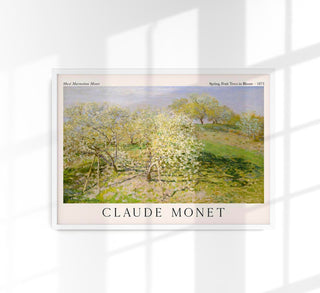 Spring, Fruit Trees in Bloom by Claude Monet – Fine Art Print | UV-beständig | Atelierdruck