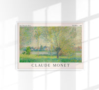 The Willows – Claude Monet Exhibition Poster | Fine Art Print — Ansicht 1