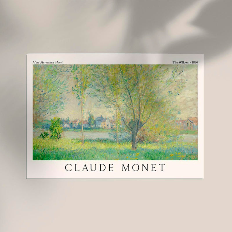 The Willows – Claude Monet Exhibition Poster | Fine Art Print — Ansicht 2
