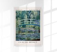 Water Lilies and Japanese Bridge – Fine Art Print Claude Monet Premium Paper — Ansicht 7