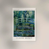 Water Lilies and Japanese Bridge – Fine Art Print Claude Monet Premium Paper — Ansicht 5
