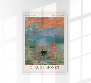 Impression, Sunrise – Exhibition Poster by Claude Monet | UV-beständig | Premium Kunstdruck aus Berlin