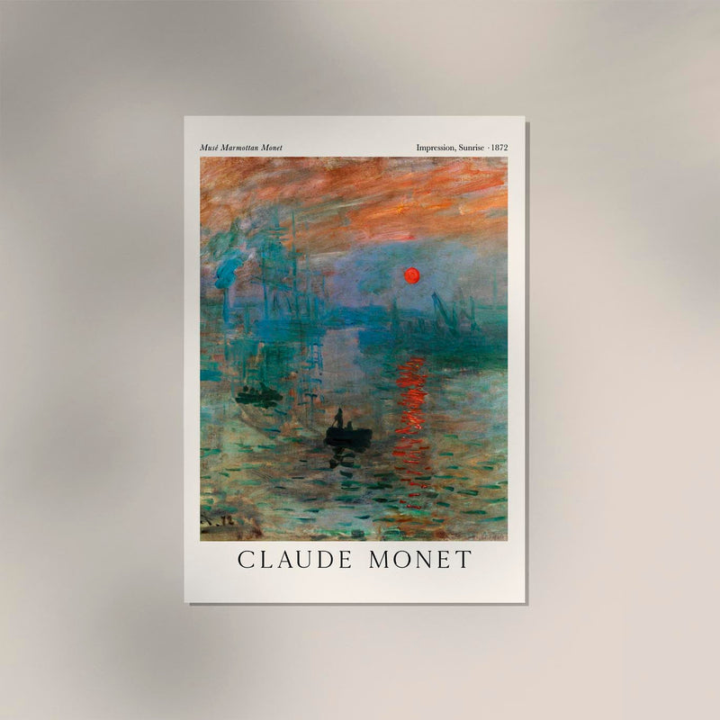 Impression, Sunrise – Kunstdruck by Claude Monet | UV-beständig | Handgefertigt Berlin — Ansicht 2