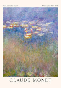 Water Lilies by Monet – Fine Art Print UV-beständig Premium Galeriequalität — Ansicht 3