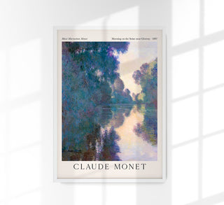 Morning on the Seine near Giverny No.2 – Fine Art Print | Monet Poster | UV-beständig