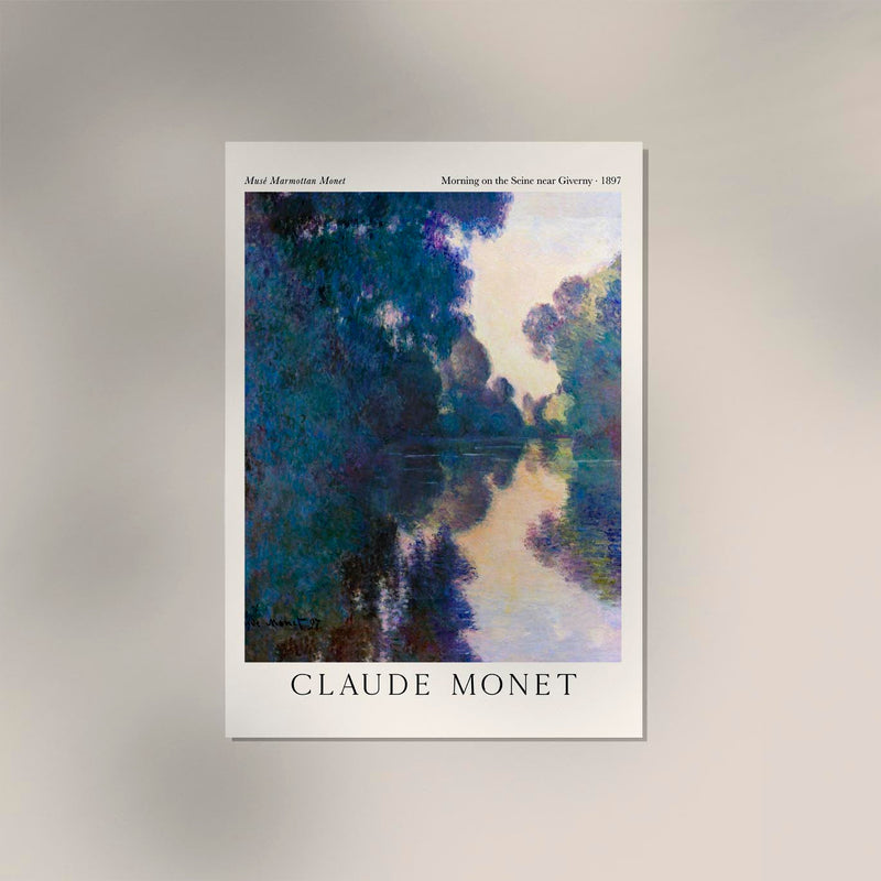Morning on the Seine near Giverny No. 2 – Fine Art Print | Monet Poster | UV Resistant — Ansicht 2