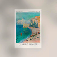 The Beach and the Falaise d'Amont by Monet Exhibition Poster – Fine Art Print UV-resistant — Ansicht 2