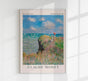 Cliff Walk at Pourville – Fine Art Print Monet Impressionismus Ausstellungsposter