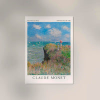Cliff Walk at Pourville – Fine Art Print Monet Impressionismus Ausstellungsposter — Ansicht 2