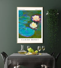 Nymphea Vertical by Claude Monet Exhibition Poster – Vertical Impressionistic Depiction — Ansicht 2